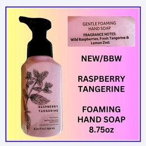 🔥NEW/BBW RASPBERRY TANGERINE  FOAMING HAND SOAP